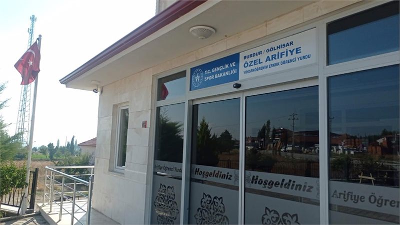 Arifiye Erkek Öğrenci Yurdu ortak yaşam alanı